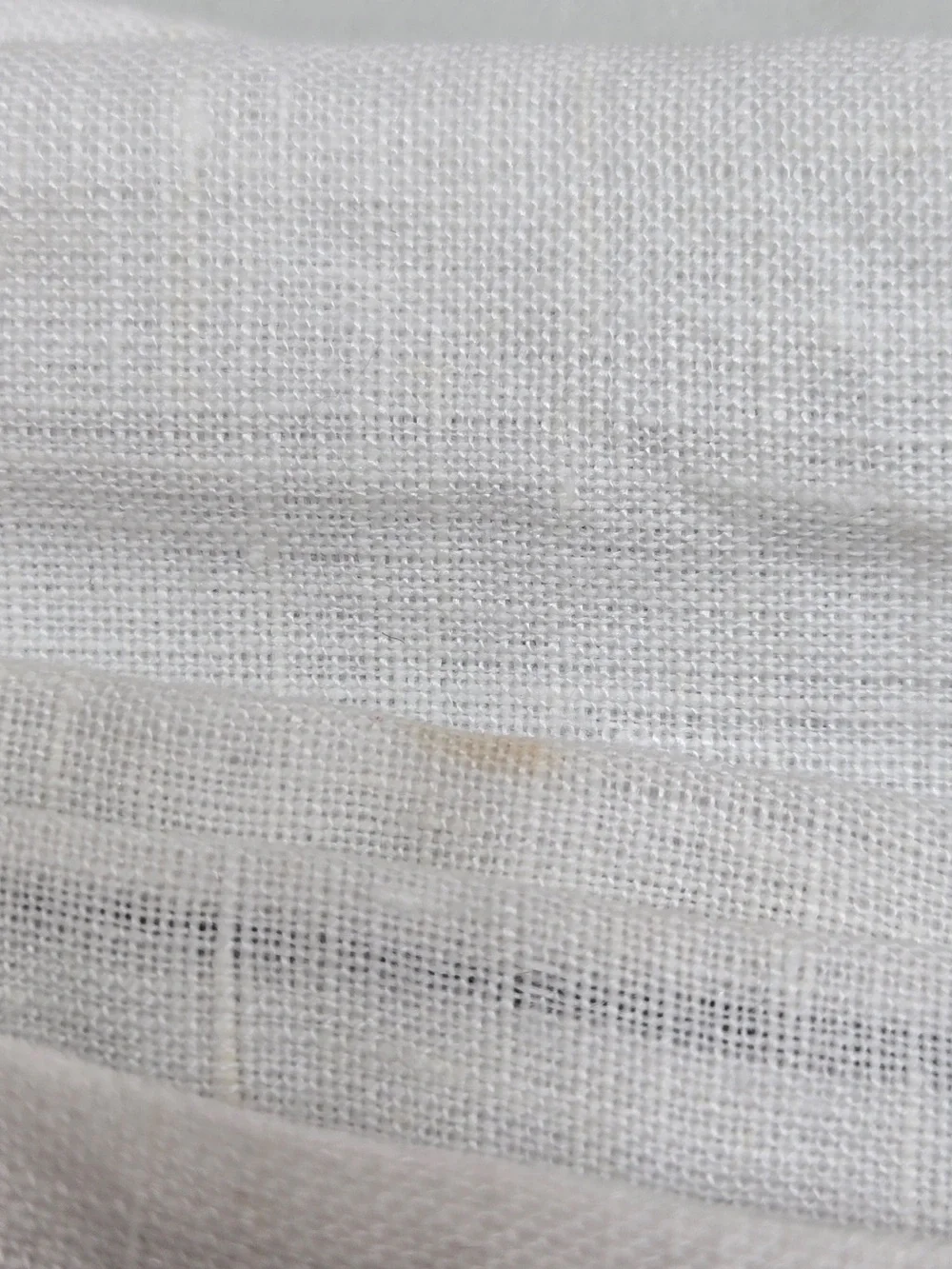 QUINCE Set Of 2 48x96 European Linen True Blackout Curtains White 9628